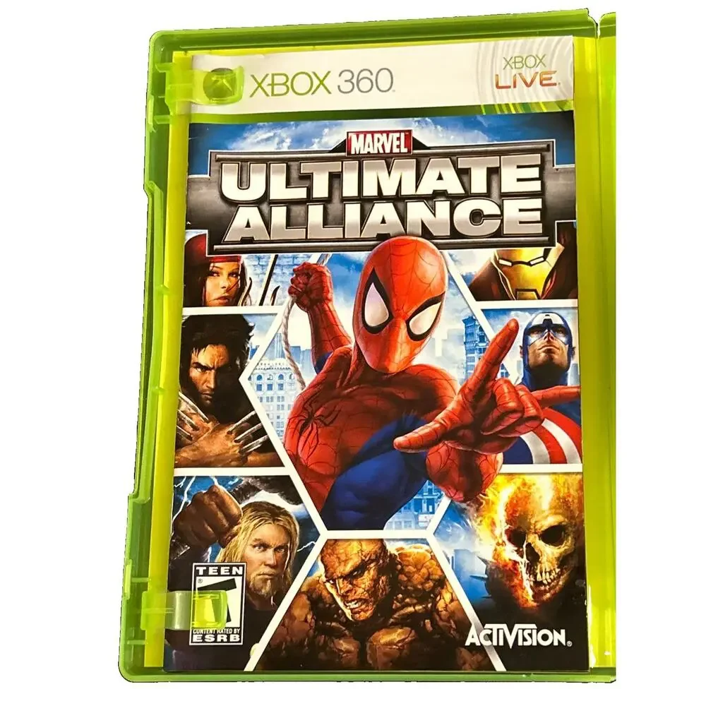 Marvel Ultimate Alliance & Forza 2 XBox 360 2 Disc Set 2 Manuals Tested Working